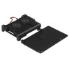 Корпус ACD черный Metal Aluminum Case with double Fans for Raspberry Pi 3B/3B+