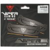 Оперативная память Patriot Viper Steel, DDR4, 64Gb (2x32Gb), 3600MHz, CL18, DIMM, радиатор, черный