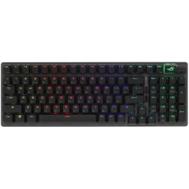 Клавиатура ASUS Strix Scope II 96 гибридная, Bluetooth, радиоканал, чёрный