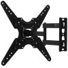 Кронштейн Arm media LCD-405 черный, Кр. стал. наст. для TV 26"-60", max 40 кг, 4 ст св., нак. +5°-10°, пов. ±90°, от ст. 82-362 мм, max VESA 400x400 мм.