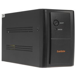 Источник бесперебойного питания ExeGate EP285476RUS Power Smart ULB-850.LCD.AVR.C13.RJ.USB 850VA/480W, LCD, AVR, 4*IEC-C13, RJ45/11, USB, черный