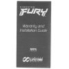 Оперативная память Kingston Fury Impact, DDR5, 8Gb (1x8Gb), 4800MHz, CL38 SO-DIMM