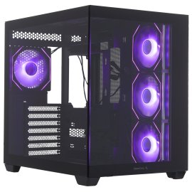 Компьютерный корпус Deepcool CG530 4F черный без БП ATX 2x120мм 2x140мм 2xUSB 2.0 1xUSB 3.0 audio bott PSU