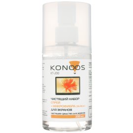 Набор Konoos для ЖК-экранов KT-200 (спрей 200 мл + салфетка)