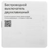 Выключатель умный Yandex YNDX-00535 2-хкл. универсальный белый