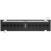 Монтажное оборудование Hyperline PPW-12-8P8C-C5e Патч-панель настенная, 12 портов RJ-45(8P8C), категория 5е, с подставкой