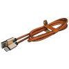 Кабель USB-Type-C Rexant 2A/leather/brown/1m