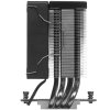 Кулер для процессора JONSBO CR-1400 EVO ARGb (180W, 4-pin PWM, 130мм, Al/Cu, 4x6мм, ARGb, 1x92мм, 38.2CFM, 33.8dBA, 2200RPM, S: 1700/1200/115X, AM4/AM5 черный)