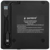 Оптический привод внешний CD/DVD привод USB 3.0 Gembird DVD-USB-03C пластик, черный