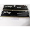 Оперативная память Kingston Fury Beast, DDR5, 16Gb (1x16Gb), 6000MHz, CL36, DIMM, с радиатором, белый