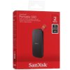 Внешний SSD SanDisk Portable, 2TB, USB 3.2 Gen 2 Type-C, R/W 800/-, черный