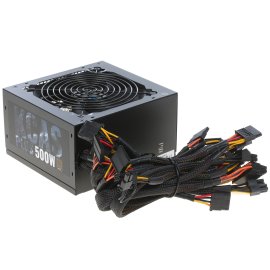 Блок питания ADATA XPG CYBERCORE II 1000W (CYBERCOREII1000P-BKCEU), 1000Вт, 80 PLUS Platinum, 120мм, модульный, черный