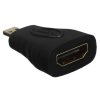 Переходник GoPower HDMI (f)-microHDMI (m) ver.1.4 черный Premium Zip-Lock c подвесом (1/500)