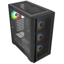 Компьютерный корпус Thermaltake CTE T500 TG ARGb черный без БП ATX 3x140мм 2xUSB3.0 1xUSB3.1 audio bott PSU