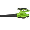 Воздуходув-Садовый Пылесос аккумуляторный GreenWorks GD40BVII, 40V, бесщеточный, без АКБ и ЗУаккумуляторный (2406907)