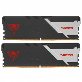 Оперативная память Patriot Viper Steel, DDR4, 64GB (2x32GB), 3200MHz, CL16, DIMM, радиатор, черный