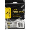 Патч-корд LSZH UTP Cablexpert PP31-0.5M кат.5e, 0.5м, литой, многожильный, серый