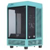 Компьютерный корпус Thermaltake The Tower 100 Turquoise черный без БП miniITX 1x120мм 3x140мм 2xUSB 3.0 audio bott PSU