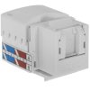 Модуль Lanmaster LAN-OK45U6/180N-RD KeystoneRJ45 кат.6 крас.