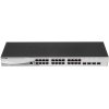 Коммутатор D-Link Gigabit Smart Switch with 24 10/100/1000Base-T ports and 4 Gigabit MiniGbIC (SFP) ports