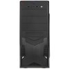 Компьютерный корпус Miditower ExeGate EX280386RUS CP-604 Black, ATX, (CP350W, 80мм), 2*USB, Audio