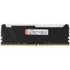 Оперативная память Kingston Fury Beast, DDR4, 8Gb (1x8Gb), 3600MHz, CL17, DIMM, с радиатором, RGb, черный