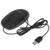 Мышь проводная Genius XScroll V3 черный, 1000 dpi, USB, кнопки - 3