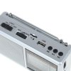 Радиоприемник портативный Hyundai H-PSR160 серебристый USB microSD