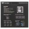 Вентилятор Thermaltake Toughfan EX14 Pro реверсивный 140x140x25mm черный 4-pin 31.6-34.1dB Ret (CL-F172-PL14BL-A)