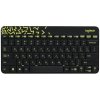 Комплект клавиатура+мышь Logitech MK240 Nano беспроводной, USB, 1000 DPI, чёрный