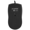 Мышь проводная Gembird MOP-110 черный, 1000 dpi, USB, кнопки - 3