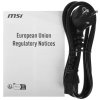 Блок питания MSI MAG A600DN (306-7ZP6B11-809), 600 Вт, 80 PLUS WHITE, 120 мм, черный