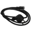 Кабель питания Cablexpert аудио/видео 0,5м, CEE 7/16 - C7, VDE, 2-pin, 2х0,75, черный, пакет (PC-184-VDE-0.5M)