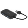 Разветвитель USB 3.0 Buro BU-HUB4-U3.0-S 4порт. черный