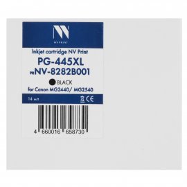 Картридж струйный NVPrint PG-445XL (NV-8282B001) Black для Canon MG2440/MG2540 (14 мл)
