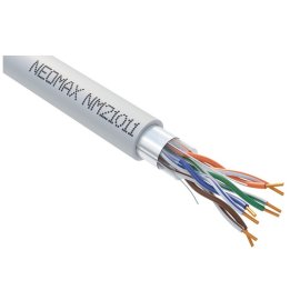 Кабель NEOMAX NM21011 F/UTP cat.5e 4 пары (305 м) 0.48 мм (24 AWG) Медь LSZH, серый