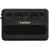 Источник бесперебойного питания ExeGate NEO Smart BU-800.LCD.AVR.5SH 800VA/480W, цветной LCD-дисплей, AVR, 5*Schuko, черный