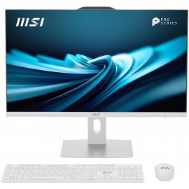 Моноблок MSI Pro AP242P 14M-676XRU 23.8" Full HD i3 14100 (3.5) 16Gb SSD512Gb UHDG 730 без ОС GbitEth WiFi BT 120W клавиатура мышь Cam белый 1920x1080 (9S6-AE0622-1061)