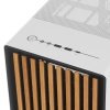 Компьютерный корпус без блока питания Case Fractal Design North TG Clear Tint, Midi-Tower, 2x140мм, 2xUSB-A 3.2 + 1xUSB 3.2 Type-C ATX, mATX, mITX Wood panel, Chalk белый