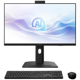 Моноблок MSI Modern AM273QP AI 1UM-005XRU, черный, 27" WQHD 2560x1440 Core Ultra 5 125U (1.3) 16Gb SSD512Gb Graphics CR noOS 2.5Gigabit WiFi BT 120W клавиатура мышь Cam (9S6-AF0111-005)